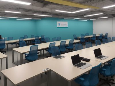 Trabalhadores em ambiente colaborativo discutindo a aplicação da reforma trabalhista