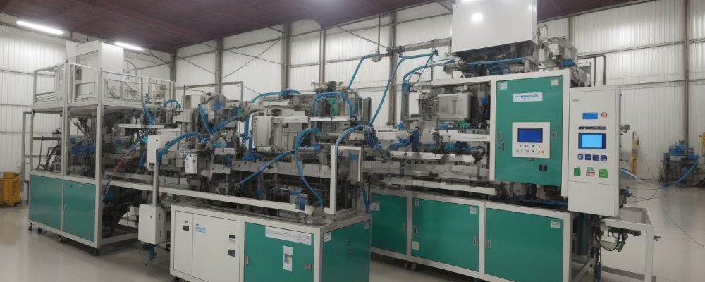 Cenário de fábrica com foco na produção de papel e celulose, destacando inovação e tecnologia.