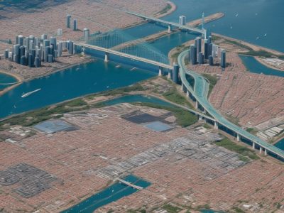 Visualização de mapas digitais mostrando dados geográficos para planejamento urbano eficaz.