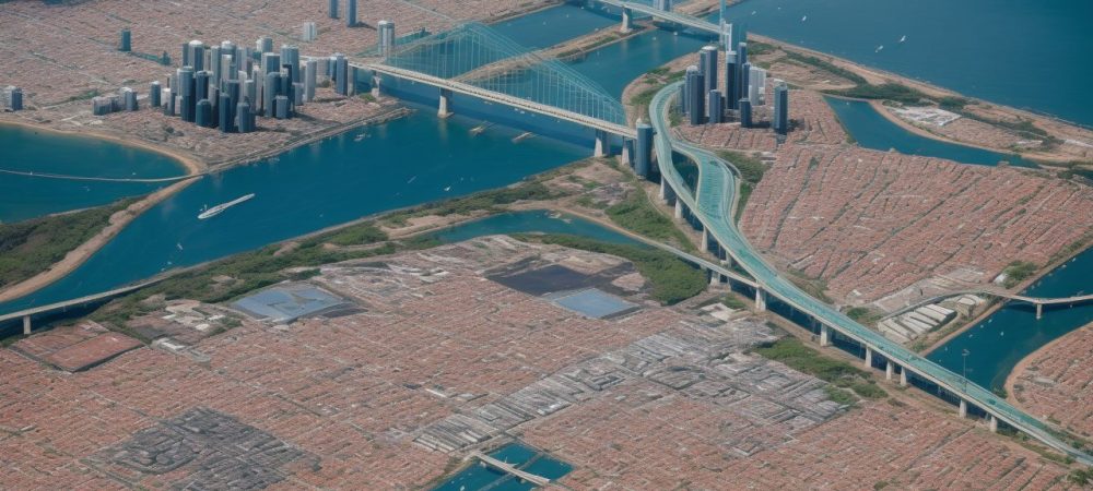 Visualização de mapas digitais mostrando dados geográficos para planejamento urbano eficaz.