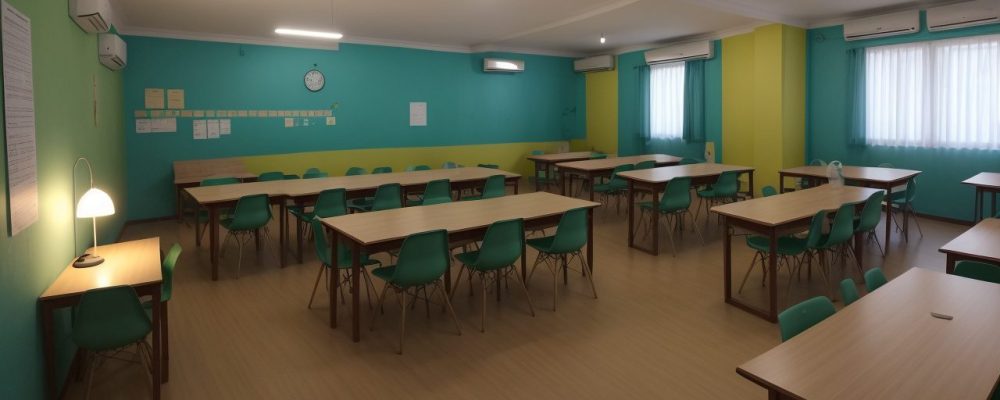 Cena em sala de aula destacando identificação precoce de dificuldades de aprendizagem com alunos atentos
