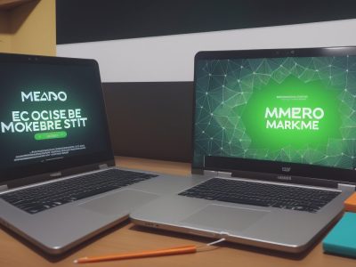 Representação visual de estratégias de inbound marketing, com um curso online em destaque e funil de vendas, atraindo clientes.