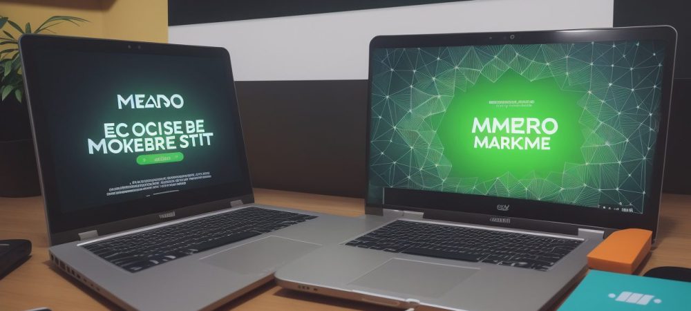 Representação visual de estratégias de inbound marketing, com um curso online em destaque e funil de vendas, atraindo clientes.