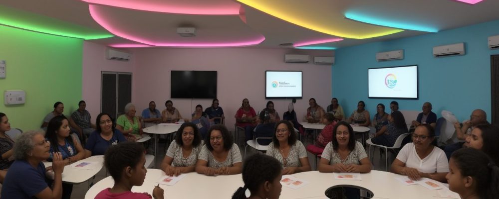 Crianças em sala de aula inclusiva, com foco em estratégias e cursos para inclusão de crianças com Asperger