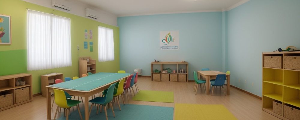 Crianças com autismo em sala de aula inclusiva, com atividades e recursos para promover a inclusão escolar