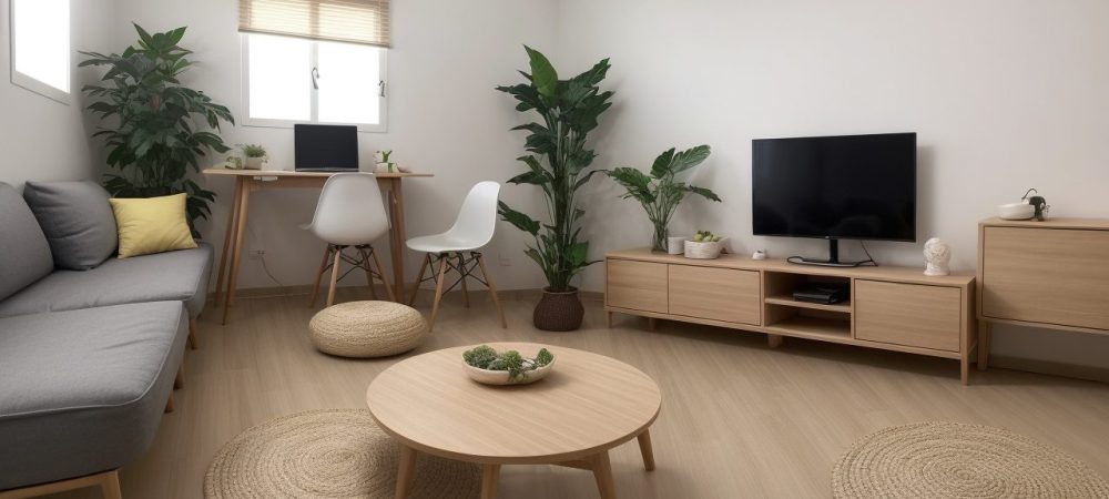 Ilustração de pessoas de diferentes etnias e idades em um ambiente de trabalho inclusivo, com foco em diversidade e acessibilidade.