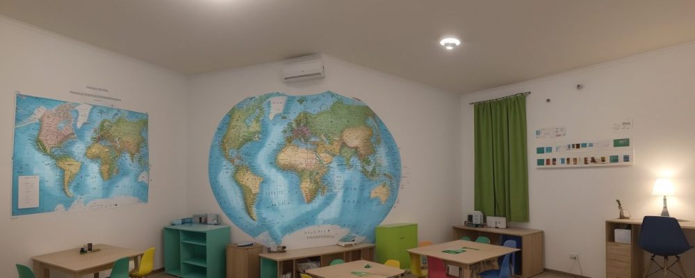 Professores e alunos trabalhando em projetos de iniciação científica em sala de aula, com foco na pesquisa e metodologia da educação.