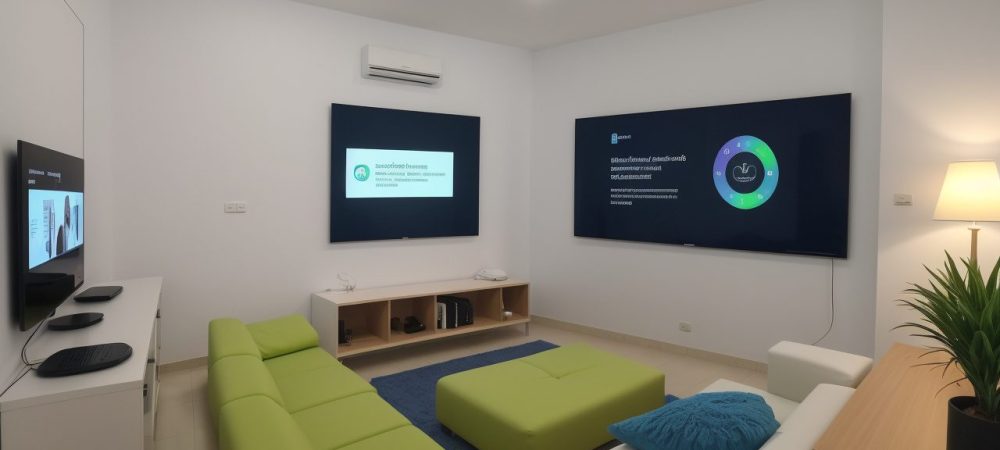 Sala de aula moderna com tecnologias digitais que promovem aprendizagem personalizada e engajamento dos alunos