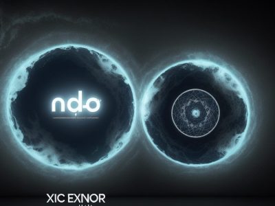 Representação de um profissional do setor público interpretando um texto em inglês, com um curso online ao fundo