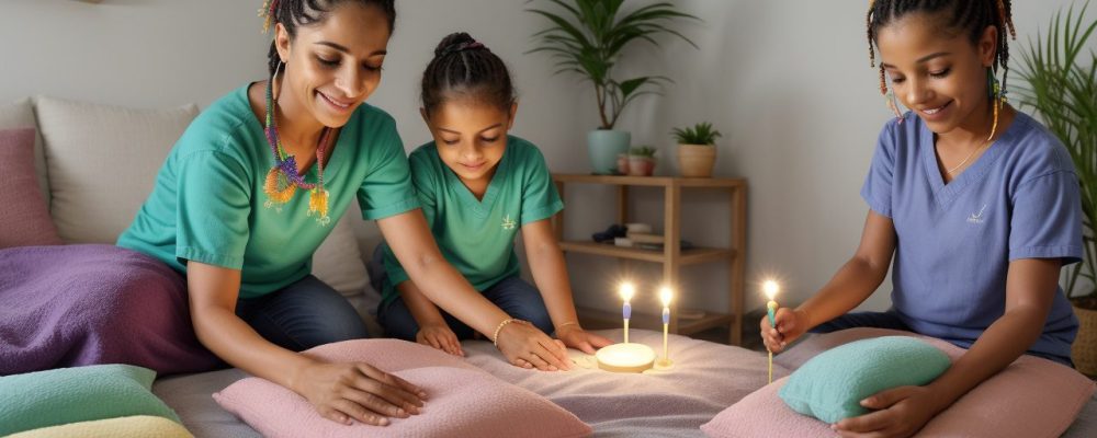 Criança recebendo intervenção precoce, com foco nos sintomas e tratamento do Transtorno Desintegrativo da Infância.