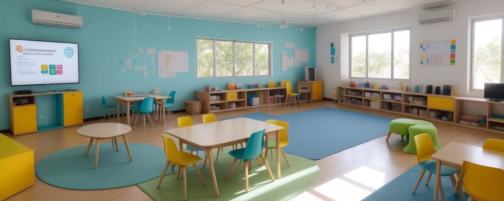 Sala de aula com tecnologia assistiva para intervenções em dificuldades de aprendizagem