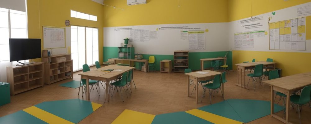 Educadores aplicando atividades práticas para crianças com dificuldades de aprendizagem