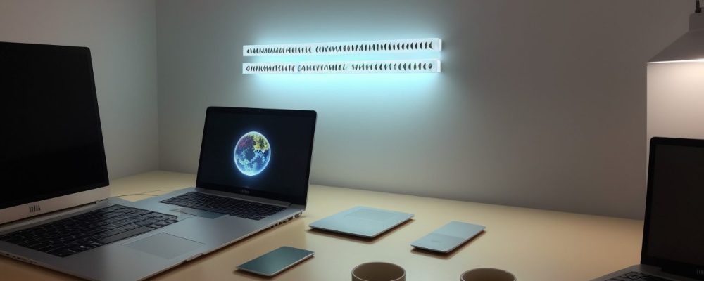 Ambiente de trabalho com ferramentas de gestão, mostrando a otimização do tempo e bem-estar, foco no curso online jornada de trabalho para servidores públicos