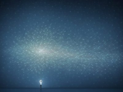 Representação visual do jornalismo científico, mostrando a divulgação científica e comunicação, com pessoas interagindo e aprendendo