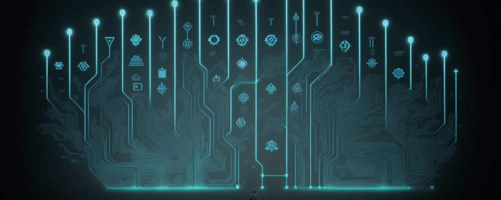 Representação visual do Poder Judiciário em ação, com foco em LGPD e segurança da informação, impactando servidores públicos e cidadãos.