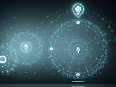 Ilustração sobre a importância da LGPD, destacando um curso online e a confiança do cliente em relação à proteção de dados.