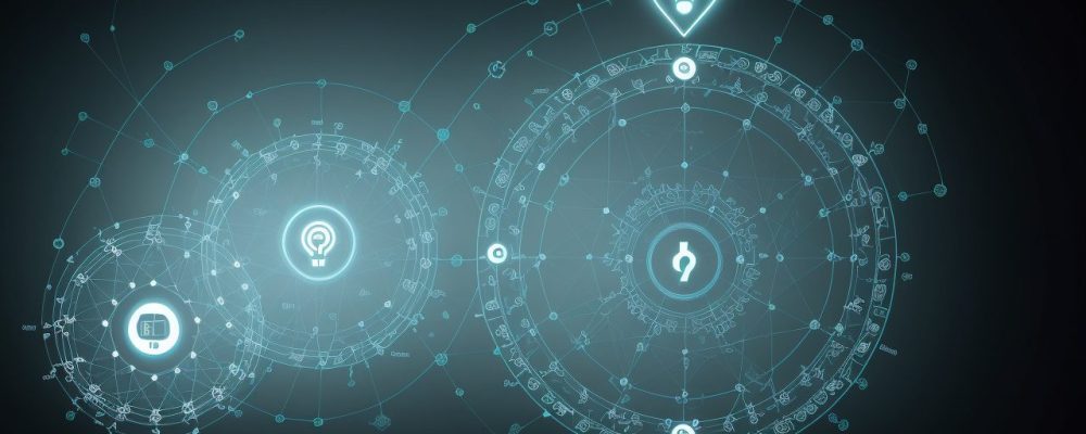 Ilustração sobre a importância da LGPD, destacando um curso online e a confiança do cliente em relação à proteção de dados.