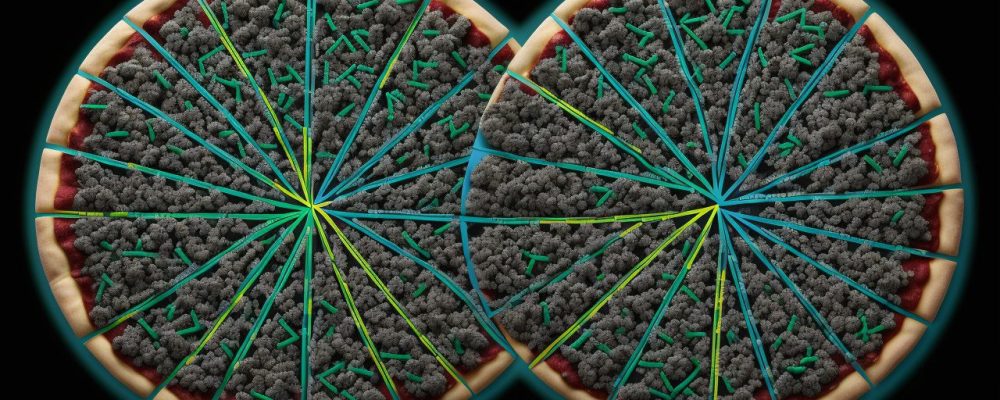 Visão geral de uma interface de software, com gráfico de pizza mostrando análise de dados, e um banner 'Curso Análise de Sistemas'