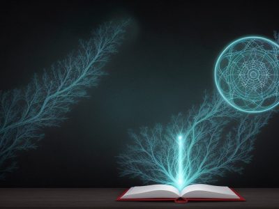 Ilustração de um servidor público estudando sobre LGPD e proteção de dados em um curso online, com foco em segurança e transparência.