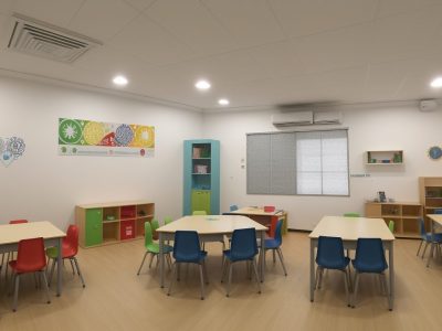 Representação visual da LGPD em ambiente escolar, com curso online de temas transversais e dados protegidos, focando na confiança e segurança.