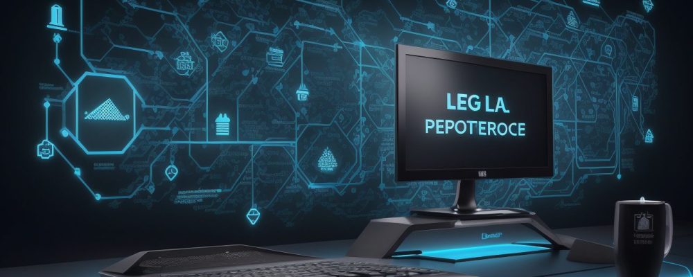 Servidores públicos estudando em um curso online sobre LGPD e proteção de dados em um ambiente digital moderno e transparente, com otimização de dados