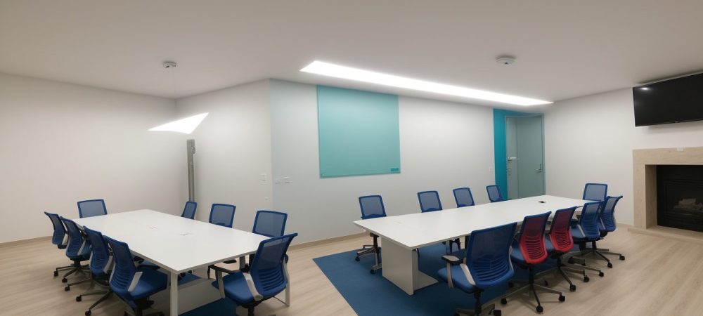 Funcionários participando de treinamento LGPD em ambiente de gestão pública, com foco em proteção de dados pessoais e segurança da informação.