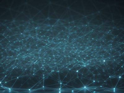 Ilustração de um profissional analisando dados em um ambiente de trabalho moderno, representando compliance LGPD e proteção de dados pessoais no setor público.