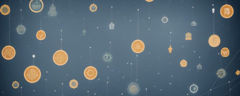 Ilustração de um ambiente de trabalho com foco em legislação trabalhista, representando um espaço saudável e produtivo, com pessoas colaborando e gráficos de sucesso.