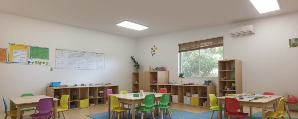 Estudantes participando ativamente de atividades práticas de letramento matemático, alinhadas com a BNCC, em sala de aula.