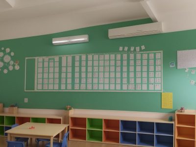 Crianças aprendendo matemática na BNCC em sala de aula, com atividades práticas e exemplos de letramento matemático
