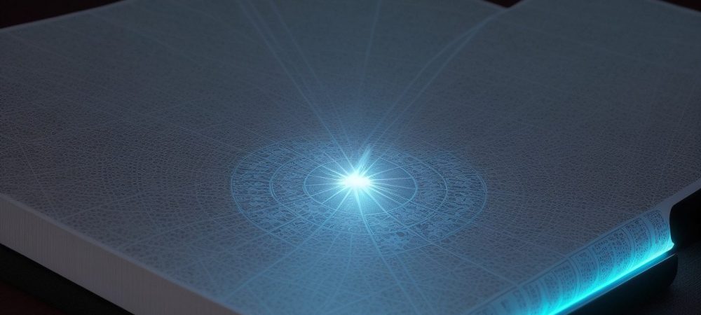 Ilustração mostrando uma mesa com documentos de licitação, representando a transparência e eficiência nas licitações públicas, com foco na Lei 14.133.