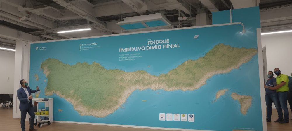 Representação visual de liderança na administração pública, mostrando uma líder inspirando e guiando sua equipe, com foco em gestão de pessoas e serviço ao cidadão