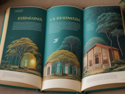 Imagem representando a língua portuguesa e literatura brasileira com foco em interpretação de textos e figuras de linguagem.