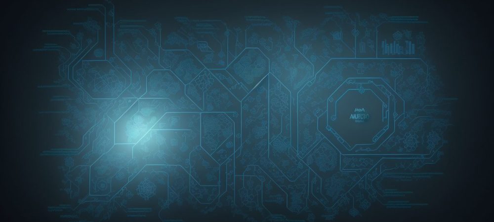 Ilustração mostrando um servidor público trabalhando em um projeto MVP (Produto Mínimo Viável), com gráficos e dados, em um ambiente de trabalho colaborativo.