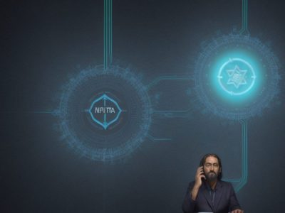 Ilustração de fluxograma e pessoas trabalhando em equipe, representando mapeamento e gestão de processos no setor público, com foco em otimização e eficiência.