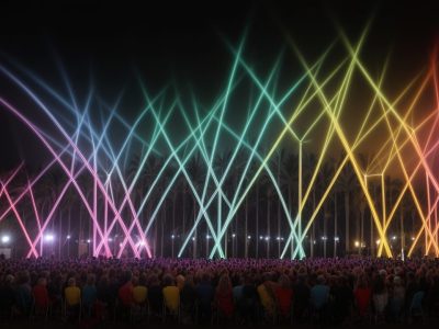 Imagem que representa estratégias de marketing cultural, com foco em conexão, arte e engajamento do público.