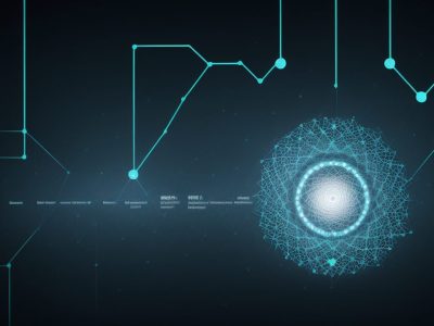 Ilustração de uma pessoa trabalhando com marketing digital, focando em SEO e estratégias para alcançar tráfego orgânico.