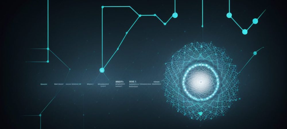 Ilustração de uma pessoa trabalhando com marketing digital, focando em SEO e estratégias para alcançar tráfego orgânico.