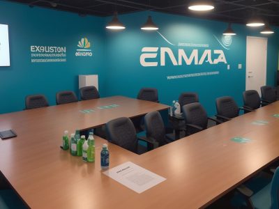 Representação visual de estratégias de marketing esportivo com pessoas interagindo e gráficos.