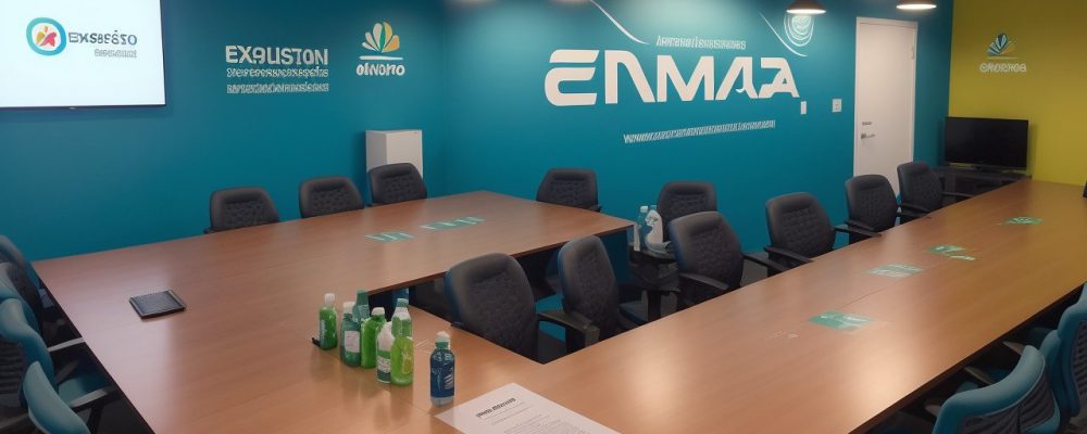 Representação visual de estratégias de marketing esportivo com pessoas interagindo e gráficos.