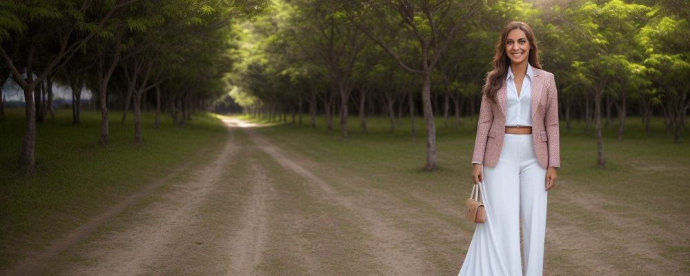 Ilustração de uma pessoa confiante apresentando-se, representando o conceito de marketing pessoal e imagem pessoal.