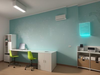 Estudantes explorando a matemática online com auxílio de exercícios e gráficos em uma sala de aula moderna.