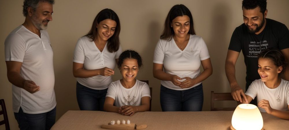 Imagem de mediação familiar, com pessoas conversando em um ambiente acolhedor, representando o processo de resolução de conflitos e o curso de mediação familiar