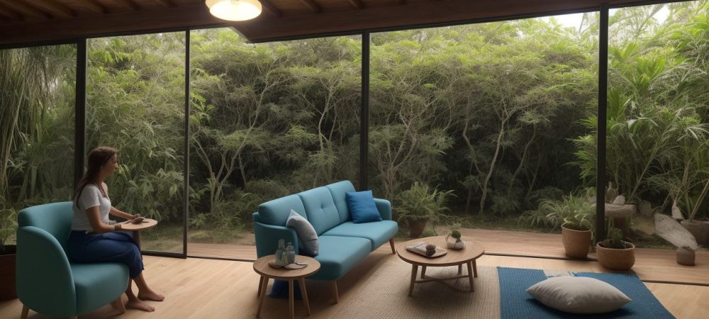 Mediador familiar guiando uma conversa em um ambiente acolhedor, com o tema mediação familiar em destaque, promovendo diálogo e resolução de conflitos.