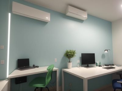 Imagem representando um ambiente de trabalho com foco em saúde ocupacional, com ferramentas e pessoas trabalhando em um cenário seguro e produtivo.