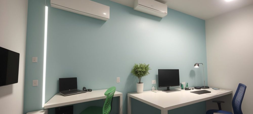 Medicina do Trabalho: Ambiente Seguro e Produtivo Imagem representando um ambiente de trabalho com foco em saúde ocupacional, com ferramentas e pessoas trabalhando em um cenário seguro e produtivo.