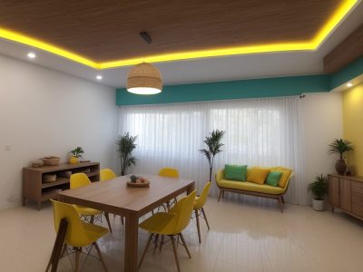 Imagem de um ponto de venda com técnicas de merchandising aplicadas para atrair clientes e impulsionar as vendas, layout de loja atrativo e exposição de produtos.