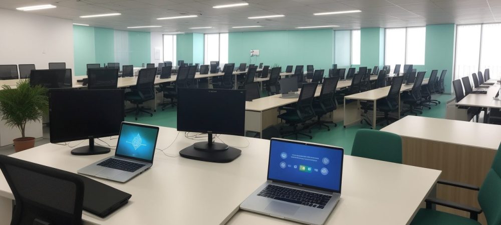 Cenário de gestão pública ágil com equipe colaborativa e uso de ferramentas digitais