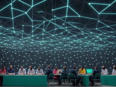 Servidores públicos elaborando um projeto de pesquisa com metodologia científica, em um ambiente de trabalho colaborativo e eficiente.