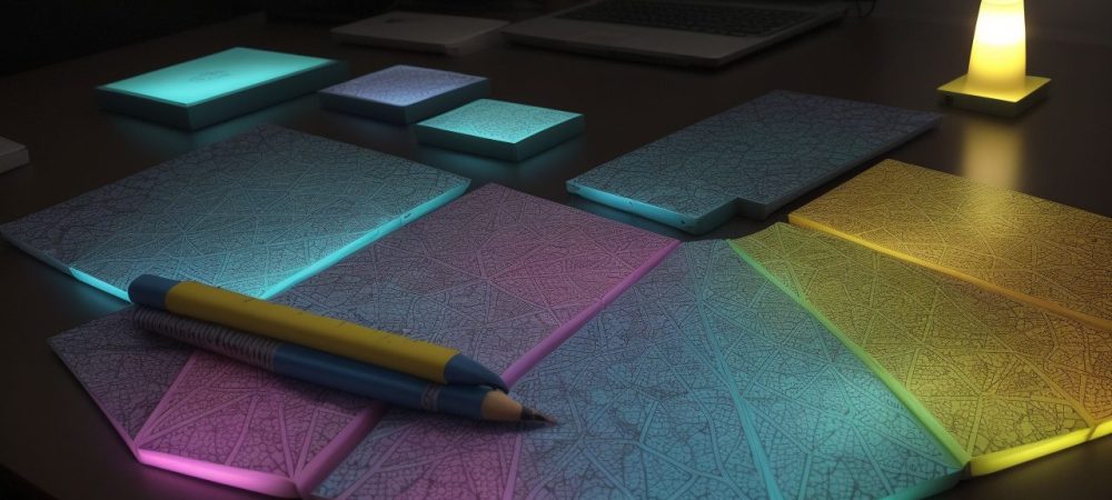 Imagem representando a metodologia científica em ação, com organização de dados e clareza de resultados, destacando a importância de um curso online para aprimorar a pesquisa